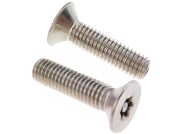 A2-70 Torx Pin Flat Head Stainless Steel Security Screws T20 Metal Fastener