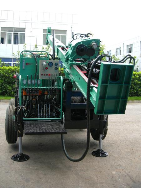 Sample Drill Machine Core Drill Rig Trailer Mounted Full Hydraulic Light Convenient