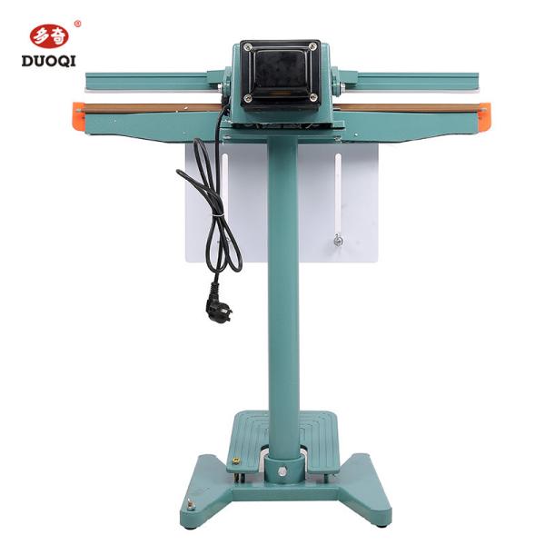 Fácil de operar DUOQI PFS-650*1 Indústria Alimentar Alumínio Frame Pedal Pedal Sealing Machine