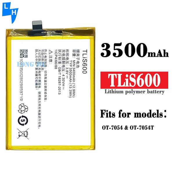 3.85V 3200mAh Батарея для alcatel TLis600 alcatel 7054 3N / 3S M3G Двойная защита IC