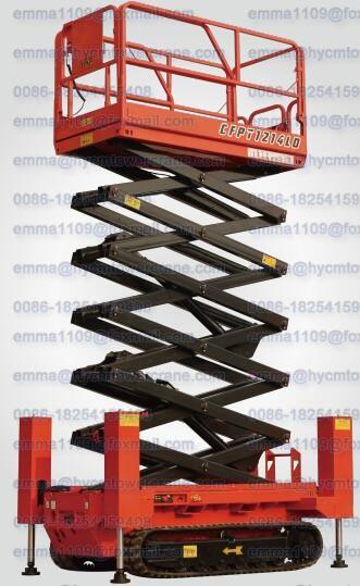 CFPT1214LDS Elevador de tesoura de rastreador hidráulico móvel com outrriger