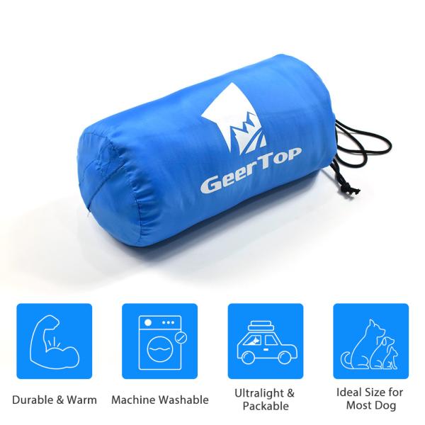 ISO9001 Polyester Lining 0.7 lbs Pet Sleeping Bag