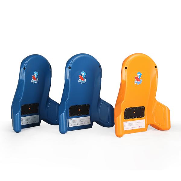 Plastic Swimming Pool Surfboard Pool Float Touching Method Charing Way Yellow Color