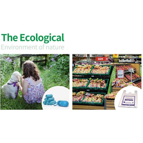 Эн13432 аттестовало напечатанную таможней оптовую биодеградабле компостабле пластиковую сумку фармации с ручкой синглета