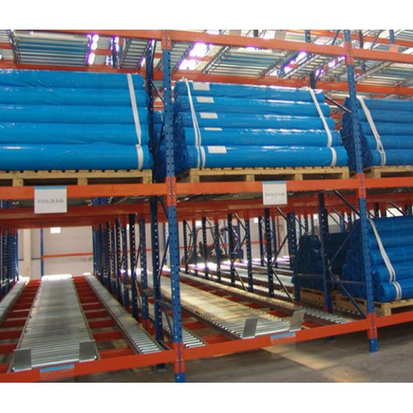 FIFO  Storage Shelving Gravity Carton Flow Rack Flow Through Racks Roller Storage RACK