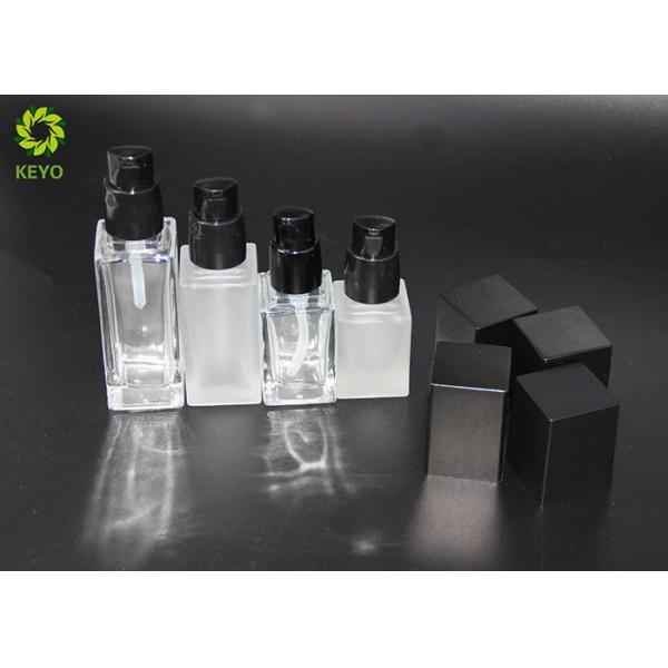 Clear / Frosted Glass Cosmetic Packaging Serum Bottle 15ml 20ml 30ml 40ml Optional
