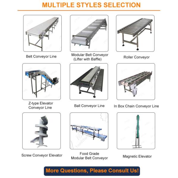 Цепной конвейер для транспортировки бутылок из-под пищевых консервов для промышленной упаковочной линии