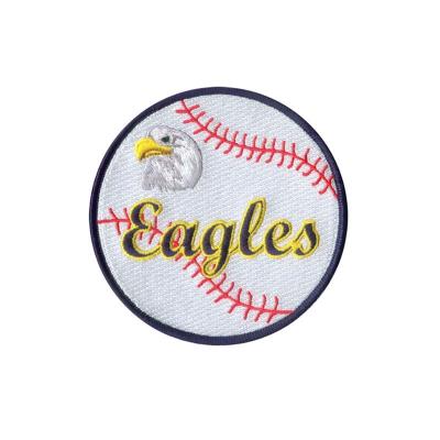 China Embroidered Iron On Source Sport Football Styles Patches For Shirt Hat