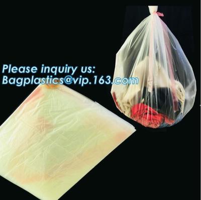 Pva Water Soluble Trip Laundry Bags Pva Plastic Bag, Disposable Water Soluble PVA Bag For Hospital Infection