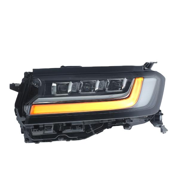 100% Tested Auto Headlight Car Head Lamp Light For TOYOTA Land Cruiser 2022-2024 ABS Plastic