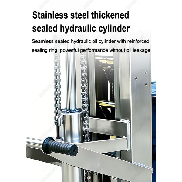 DTF450S Stainless Steel Hydraulic Drum Truck