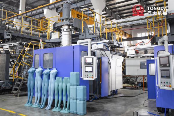 Auto HDPE Boat Plastic Mannequin Blow Molding Machine For Water Tanks