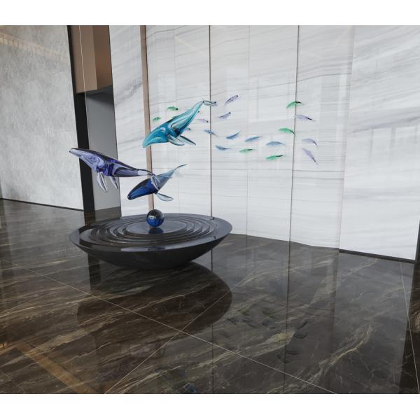 Pièces en pierre de luxe polies pour la décoration 3 styles