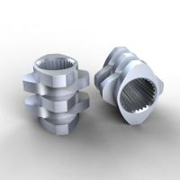 Blocos neutros de esfoliação resistentes ao desgaste Partes de extrusores de parafusos para corte
