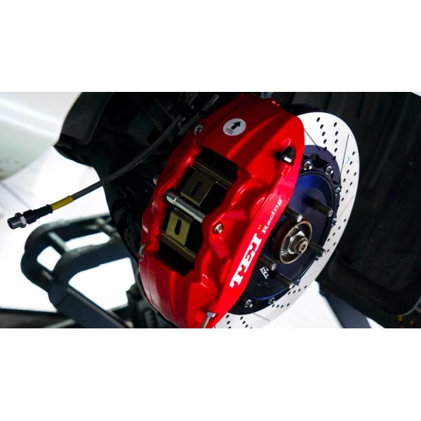 Front Big Brake Kit 4 Piston Caliper With 330x28mm Rotor BBK Auto Brake System For Changan RAETON CC 17 Inch Car Rim