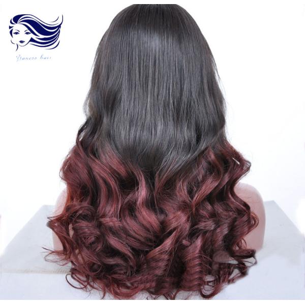 Парики шнурка человеческих волос Remy чернокожих женщин полные запутывают свободный 24 дюйма