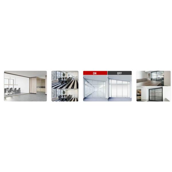 laminated switchable glass Прокатанное стекло фильма PDLC умное подгоняло