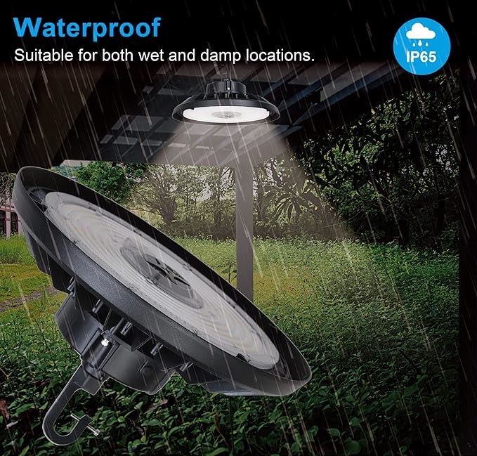 5000K Алюминиевый сплав LED UFO Highbay Light 22500lm-36000lm Снижаемый 100W-240W 120° луч
