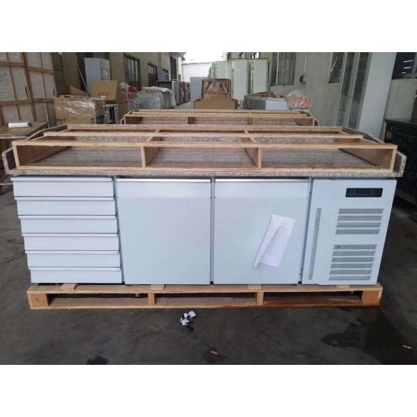 R134A R290A Commercial Chest Freezer Stainless Steel 1800x800x800mm