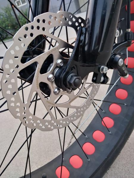 48V 500w Geared Motor Cycling Electric Fat Bike High Torque , Wheel Size 26x4.0