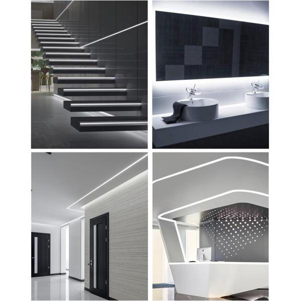 9.84ft 480leds/m 24v 6000K 10mm COB Led Light Strip Daylight Белый для украшения освещения помещений