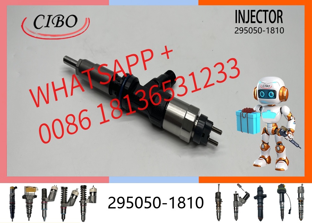 original 295050-1810 Common Rail Fuel Injector for  C4.4 Engine 320GC 315F 420F2 910M Excavator Diesel Injector 418-3229 392-1368 20R-2479 T413878 Spare Parts original new injector