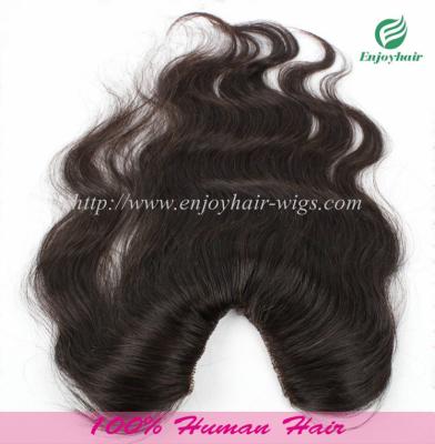 U-part Lace top closure 4''x4''brazilian virgin hair natural color 10''-24''L