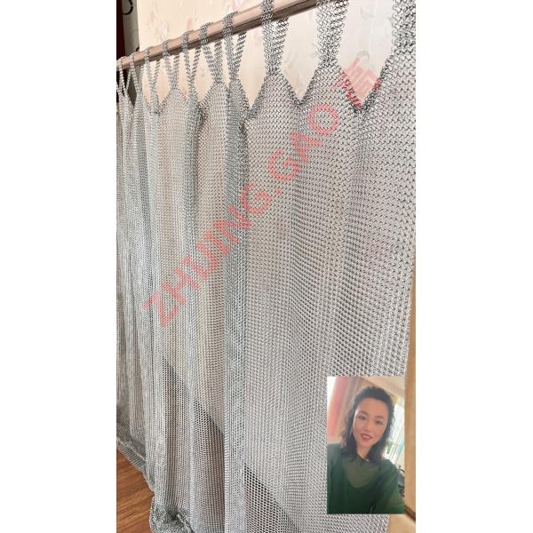2 m l 1,5 кольца Chainmail нержавеющей стали m h нашивает верхние занавесы ячеистой сети