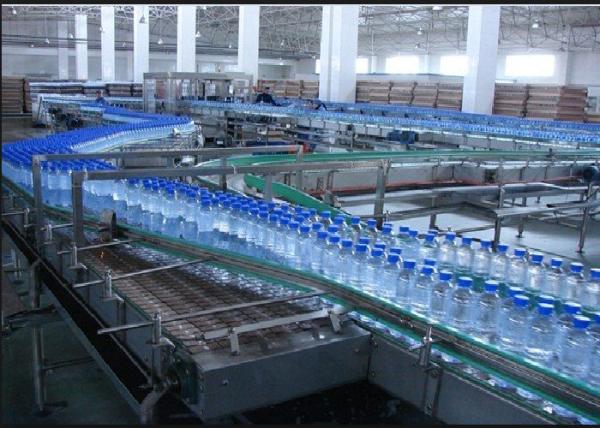 Durable 4.4KW Automatic Water Bottle Filling Machine Mineral Water Bottling Plant