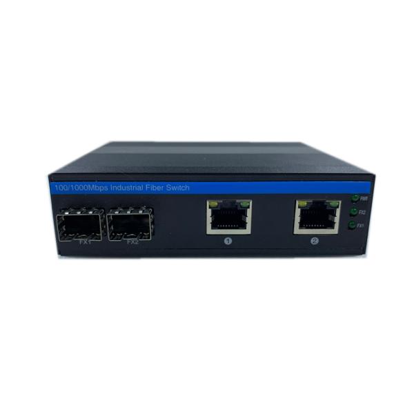 Гигабит переключателя держателя DC52V промышленный автономный POE рельса Din для камеры Ip