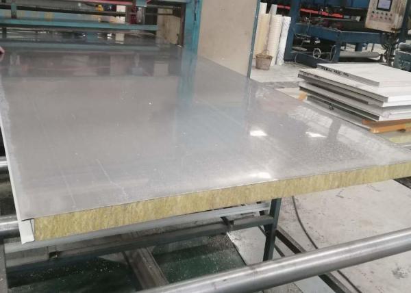Warehouse Rockwool Stainless Steel Insulation Sandwich Panel