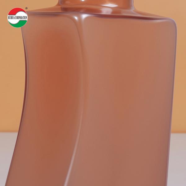 Clear PET Jars For Shampoo Shower Gel 500ml Plastic Bottle With Pump Press Lid Customized Service