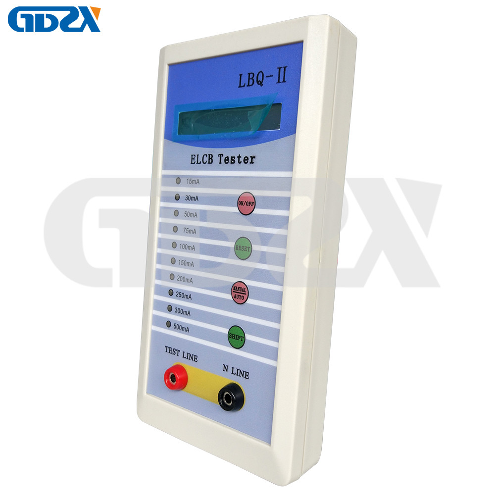 LBQ-II AC220V 380V ручной RCD-тестер для переключателя защиты от утечки