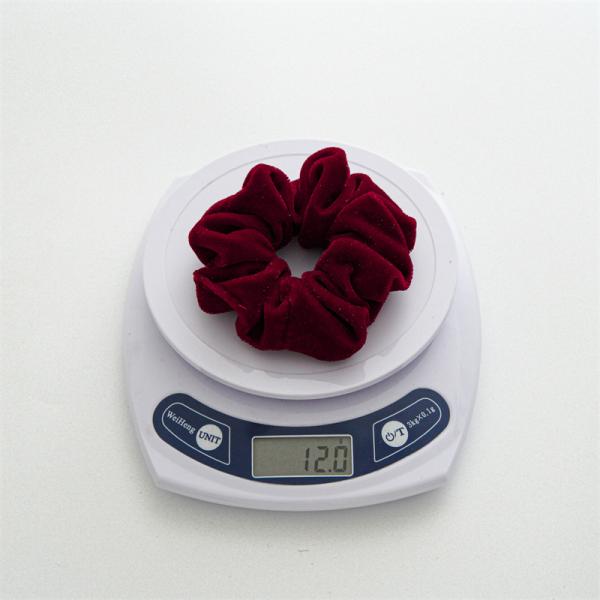 Autumn winter velvet covered beaded hair scrunchies stars accessories all tie hair bright silk bands