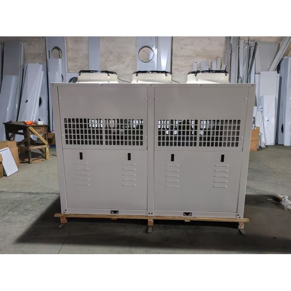High Energy Efficiency Air Cooled Copper Condenser U-Shaped Design for Mushroom Cold Storage Refrigeration System Refrigerant