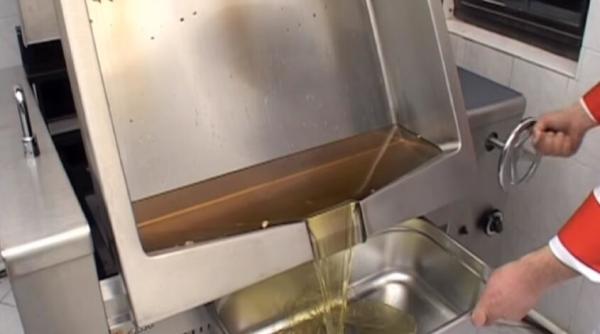gás da capacidade 80L que inclina o equipamento de cozimento na braza 800*900*940mm da cozinha do restaurante da bandeja