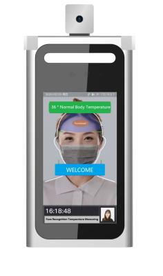 1920×1080 IP67 7 Face Recognition Temperature Monitor