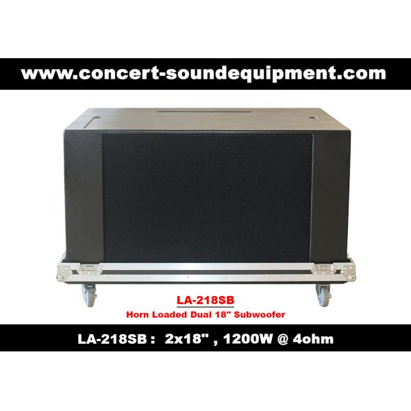 4ohm 1200W Concert Sound Equipment  2x18