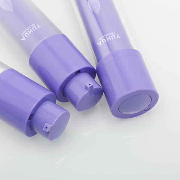 Cylinder PP AS Vacuum Pump Bottle For Cosmetic Packaging Silk Screen Printing
