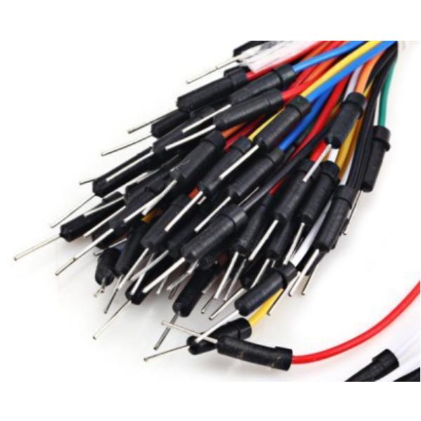 65Pcs Shield Cables Male To Male Wire Kit Jumper Wire For Solderless Breadboard