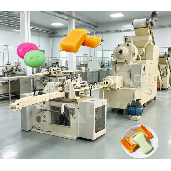 Laundry Soap Fully Automatic Soap Machine White Capacity 500kgh Industrial Equipment for Large Scale Soap Manufacturing