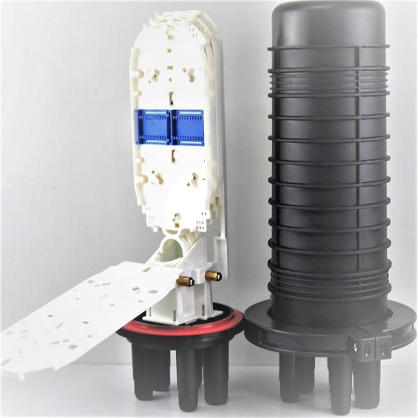 Fermeture commune optique 3 de fibre de catégorie d'IP 68 dans 3 96 fibres avec 6 ports ronds