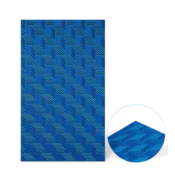 Super Matte 3D PVC Film Soft Touch Geometric Furniture Foil For Vacuum Forming