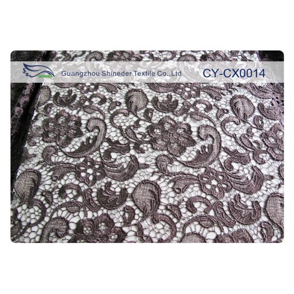 Good Design Embroidered Nylon Lace Cotton Fabric for Shirt , Bag CY-CX0014