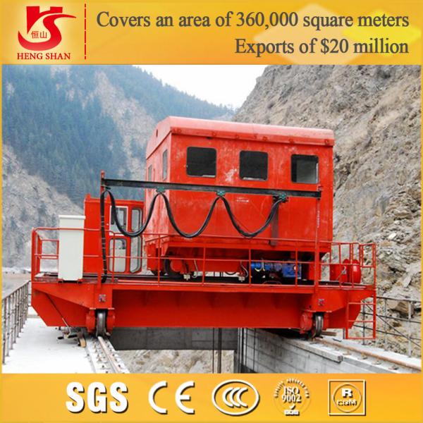 Movable type gate hoist winch type QPQ2*650KN gate hoist winch supplier