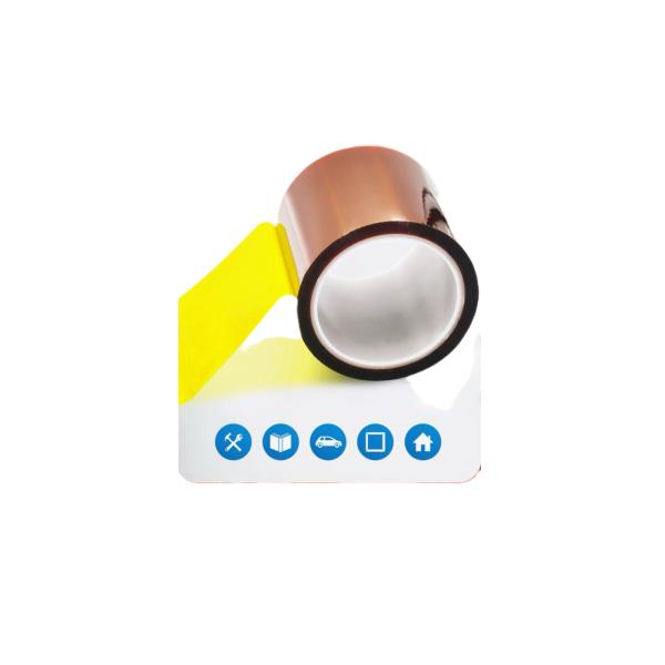 Амбер 3M низкостатическая полиамидная пленка 7419 для высокой температуры и химического маскирования