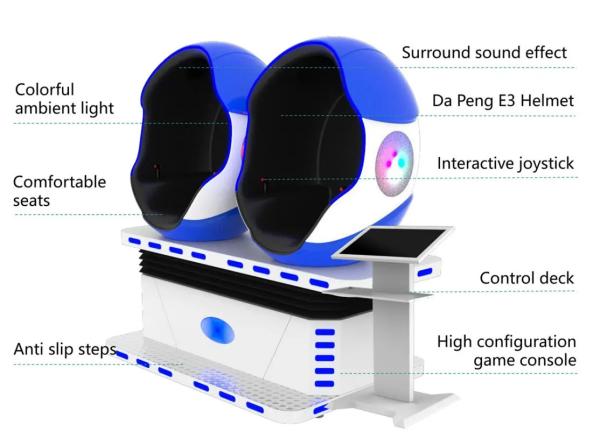 Movie Watching With Virtual Reality Cinema VR Egg Chair Customize
