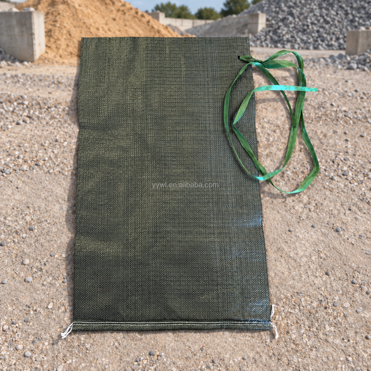UV Resistant Sand Bag 50LB 25kg 50kg PP Woven Bags for Sand and Agriculture Construction