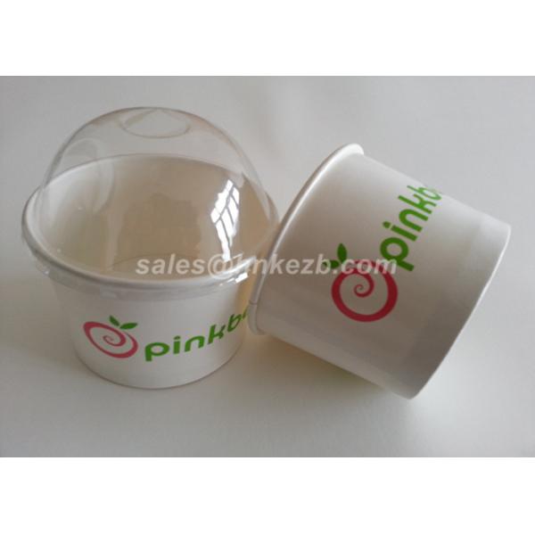Small Paper Ice Cream Pint Containers / Custom Ice Cream Bowls 4oz 115ml