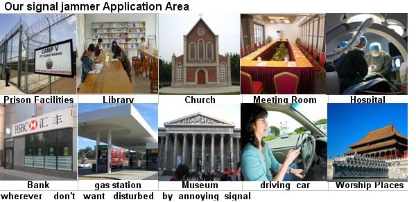 Wireless TV Remote Cell Phone Jammers , Radio Signal Blocker For Prison Playground